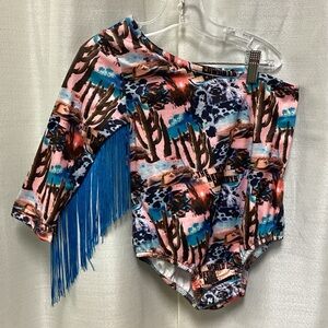 Colorful Fringe Kids Bodysuit